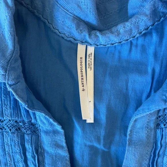 Anthropologie Georgina Tiered Mini Shirtdress - Picture 5 of 7